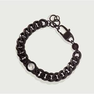 NEW MOONGLOW men's titan stainless steel bracelet in black